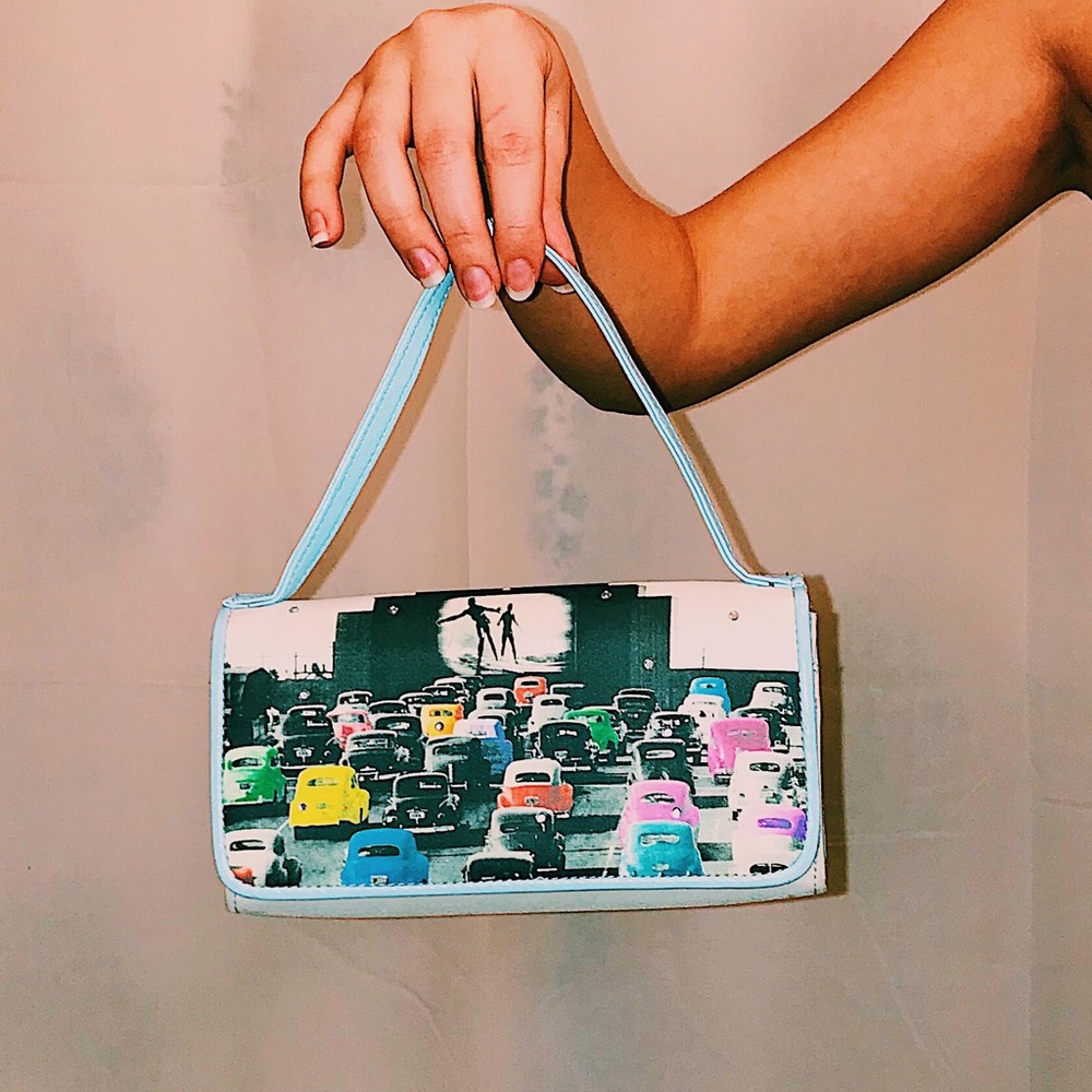 Vintage movie theatre clutch